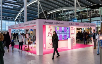 Wat kost een tijdelijke winkelruimte huren op een NS station?