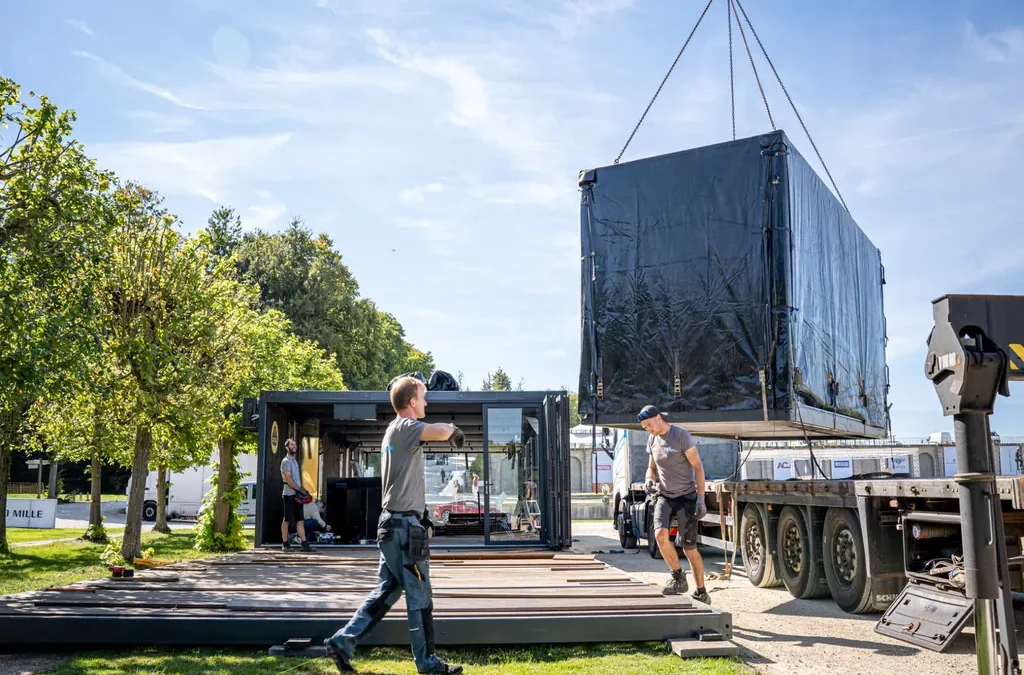 Hoe snel is een mobiele pop-up store operationeel na bestelling?
