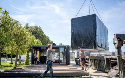 Hoe snel is een mobiele pop-up store operationeel na bestelling?